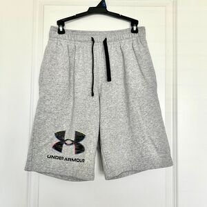 Under Armour (M) Grey Basketball Sweat Shorts